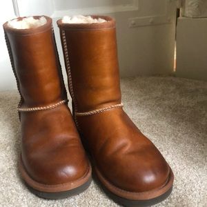Classic leather UGG boots